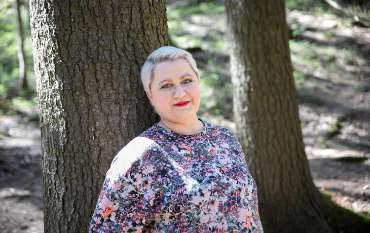 Kuvassa nimikkolähettimme Anna Suoheimo
