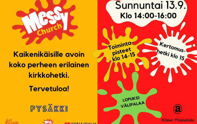 messy church 13.9.