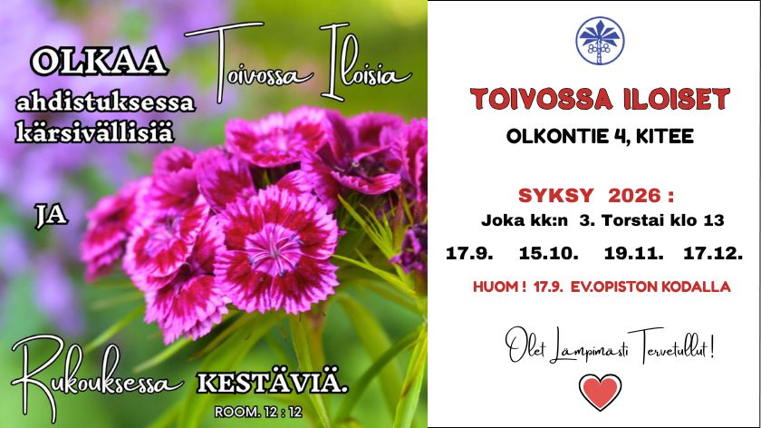 Toivossa iloiset