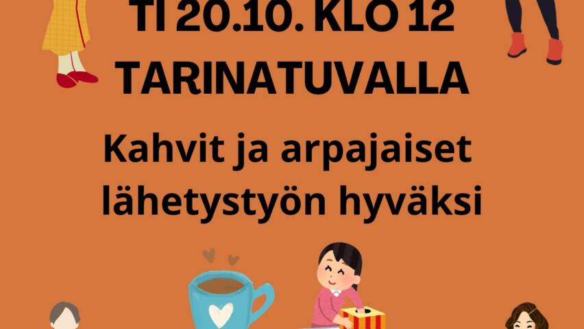 Kuvassa on kirpputorin muotinäytöksen mainos